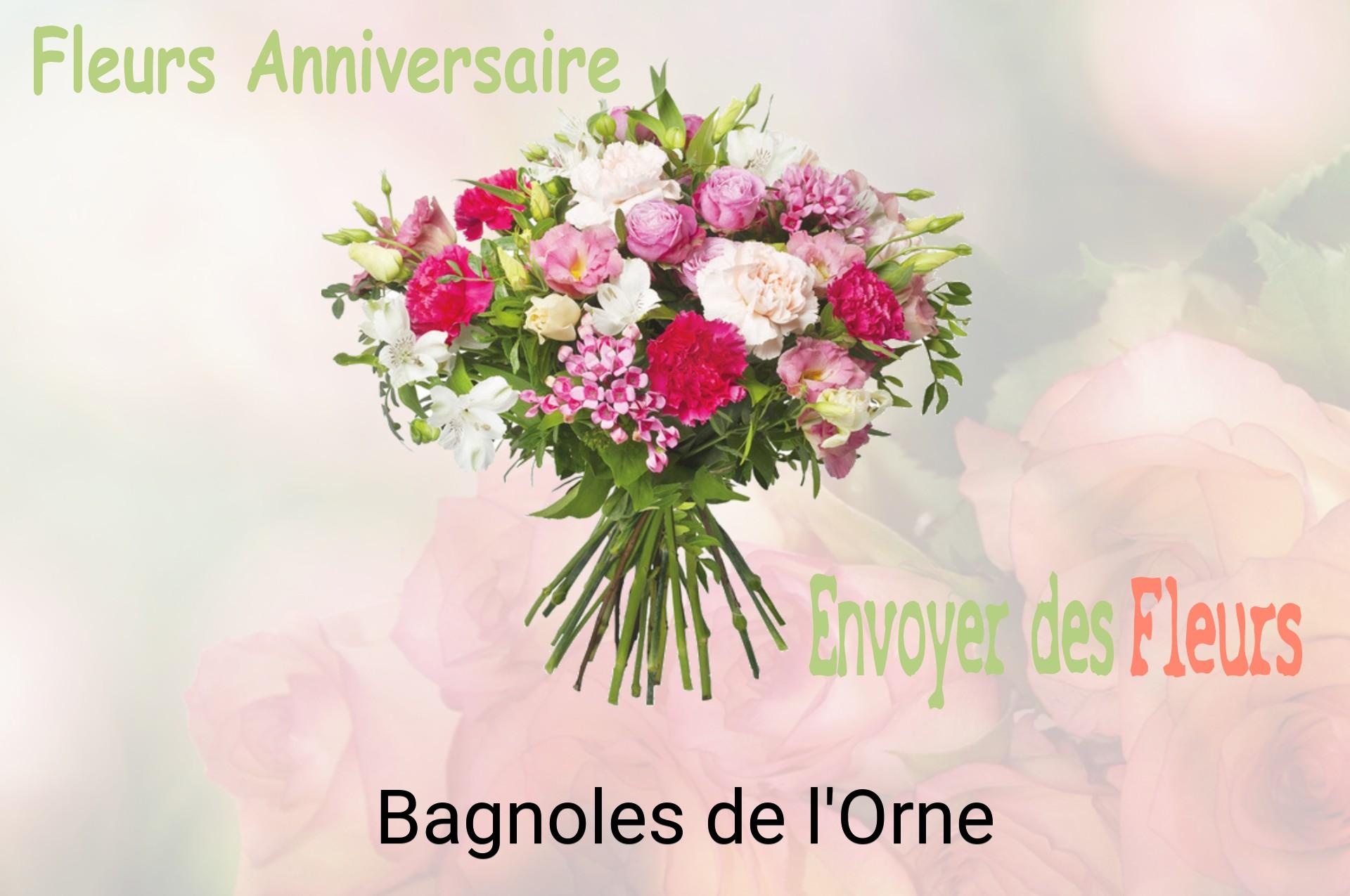 Bouquet de fleurs d’anniversaire livré à Bagnoles-de-l'Orne
