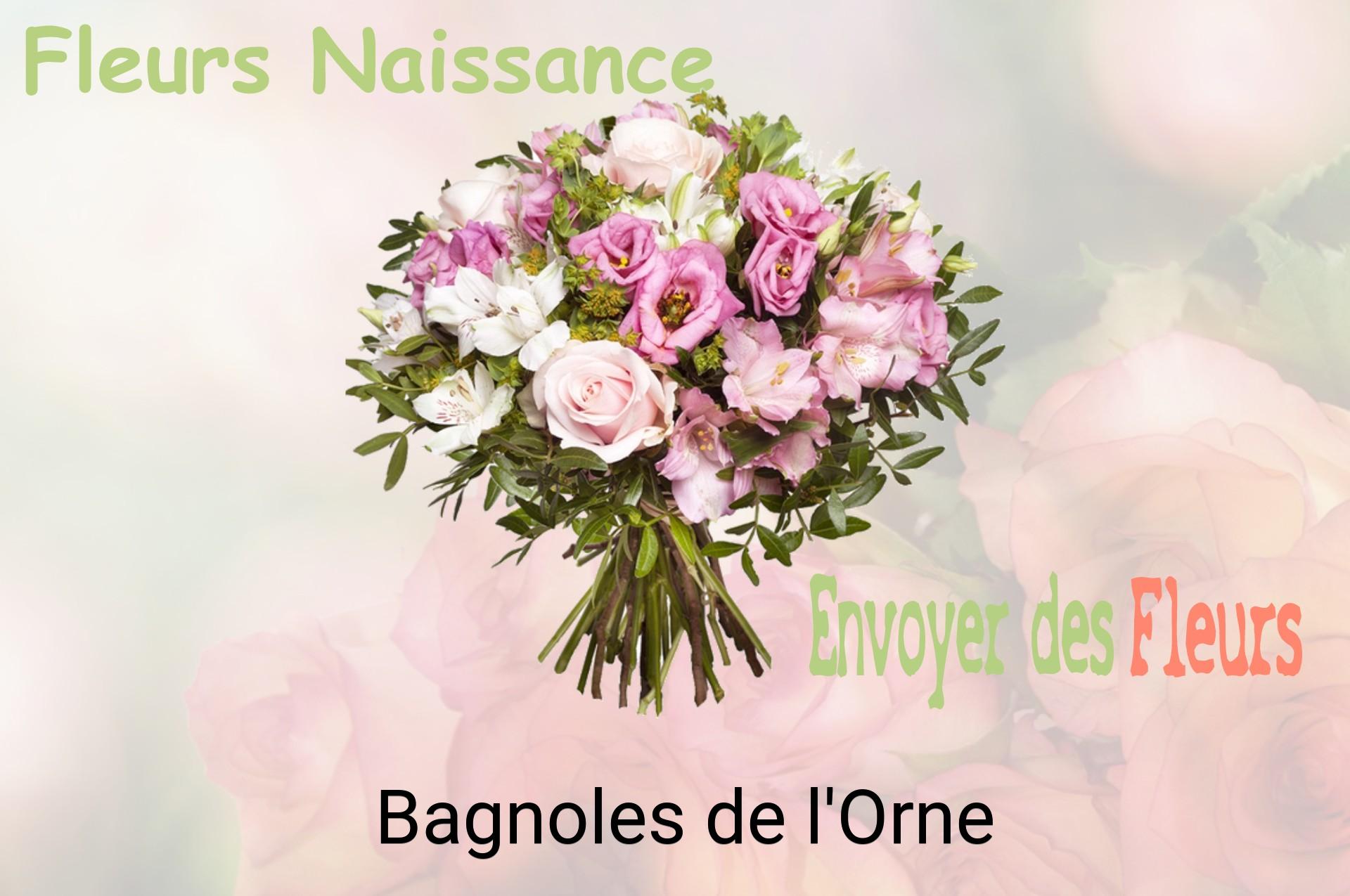 Bouquet de fleurs de naissance livré à Bagnoles-de-l'Orne